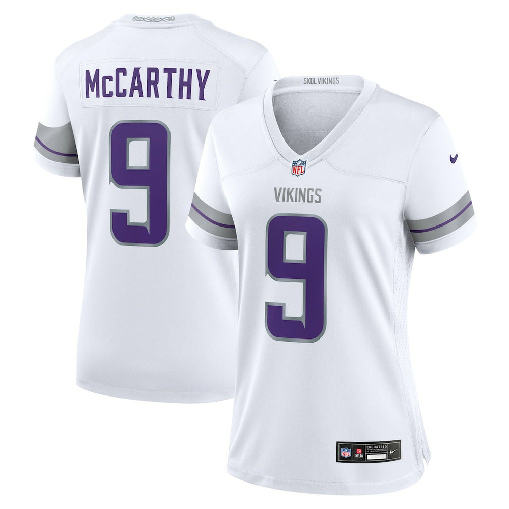 NFL Minnesota Vikings J.J. McCarthy Women's Alternate Game Player Jersey