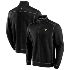 NFL New Orleans Saints Tobago Bay Tri-Blend Half-Zip Sweatshirt