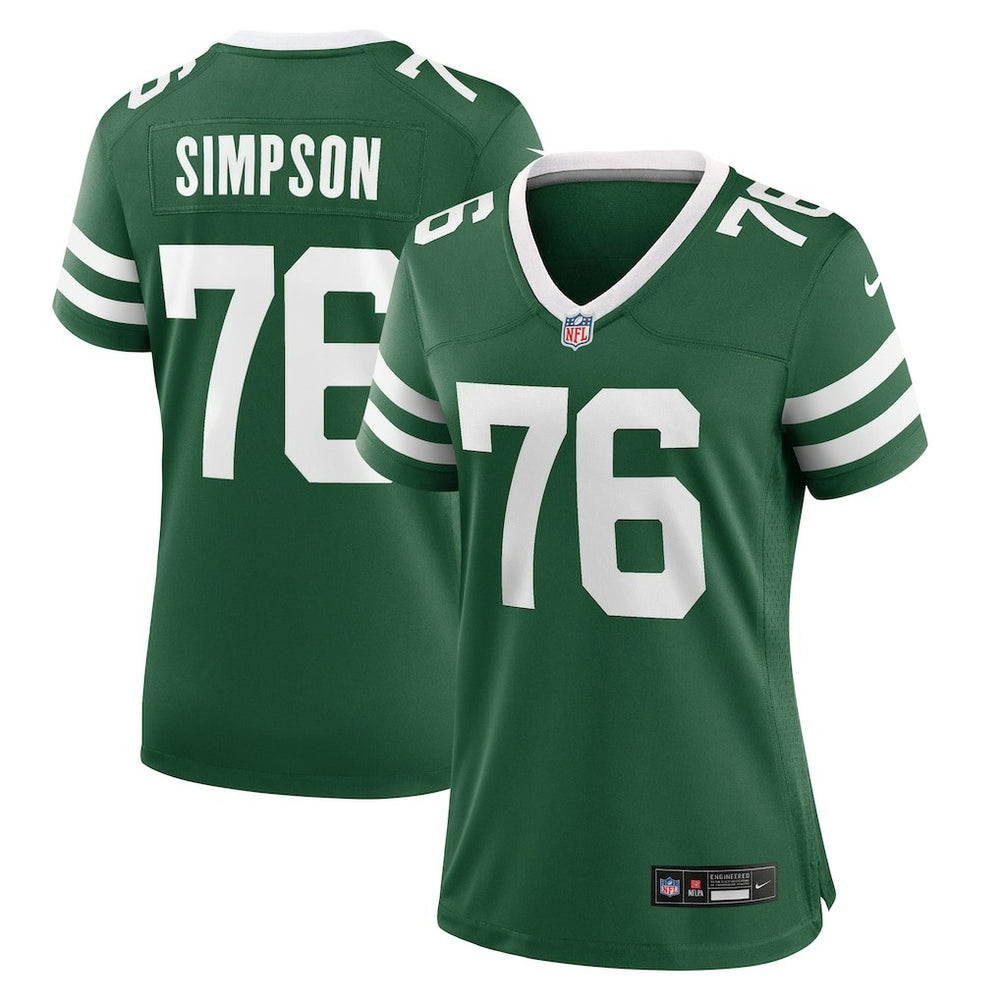 NFL New York Jets John Simpson Women's Game Jersey