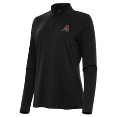 Arizona Diamondbacks Antigua Women's Reprocess Quarter-Zip Top - Black