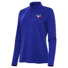 Toronto Blue Jays Antigua Women's Reprocess Quarter-Zip Top - Royal