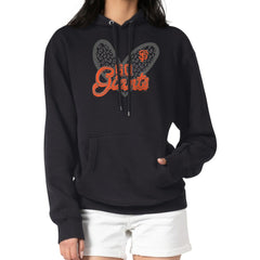 San Francisco Giants G-III 4Her by Carl Banks Women's Leopard Heart Pullover Hoodie - Black