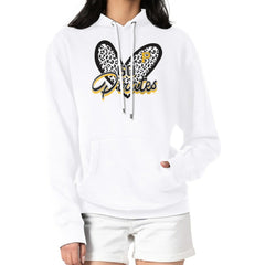 Pittsburgh Pirates G-III 4Her by Carl Banks Women's Leopard Heart Pullover Hoodie - White