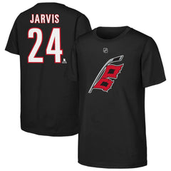 Seth Jarvis Carolina Hurricanes Youth Player Name & Number T-Shirt