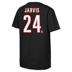 Seth Jarvis Carolina Hurricanes Youth Player Name & Number T-Shirt
