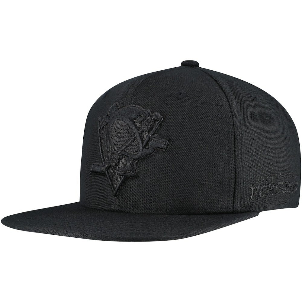 Pittsburgh Penguins Mitchell & Ness Soul Strike Pearl Tonal Snapback Hat