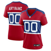 NFL New York Giants Women's Alternate Game Custom Jersey