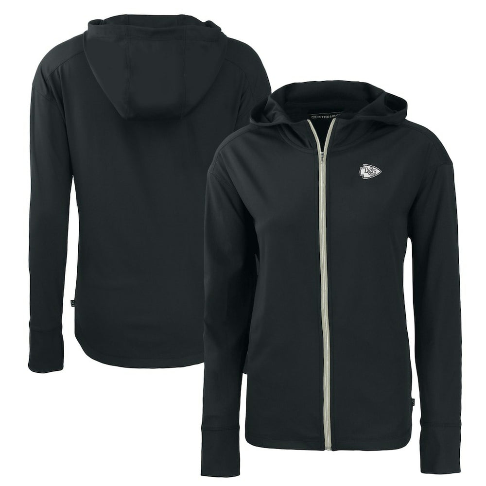 NFL Kansas City Chiefs Cutter & Buck Women's Daybreak Eco Recycled Full-Zip Hoodie