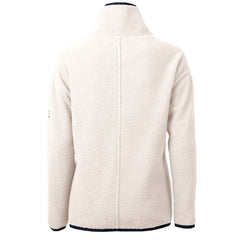 NFL New England Patriots Cutter & Buck Women's Cascade Eco Sherpa Fleece Half-Zip Jacket