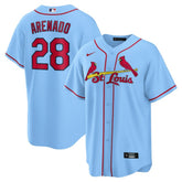 Nolan Arenado St. Louis Cardinals 2024 Alternate Replica Jersey - Light Blue | Nike