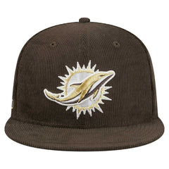 NFL Miami Dolphins Choco Cord 59FIFTY Fitted Hat