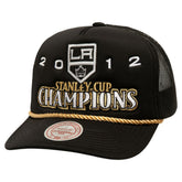 Los Angeles Kings Mitchell & Ness SOUL Collection Golden Stanley Cup Champions Trucker Adjustable Hat