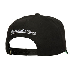 Boston Bruins Mitchell & Ness Soul Strike Neon Logo Pro Crown Adjustable Hat