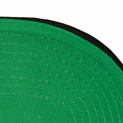 Boston Bruins Mitchell & Ness Soul Strike Neon Logo Pro Crown Adjustable Hat
