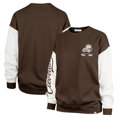NFL Cleveland Browns '47 Women's Double Header Rise Andie Pullover Sweatshirt