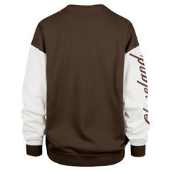 NFL Cleveland Browns '47 Women's Double Header Rise Andie Pullover Sweatshirt