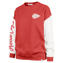 NFL Kansas City Chiefs '47 Women's Double Header Rise Andie Pullover Sweatshirt