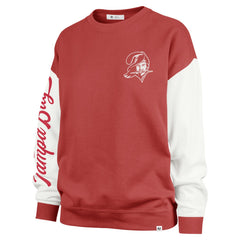 NFL Tampa Bay Buccaneers '47 Women's Double Header Rise Andie Pullover Sweatshirt