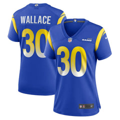 NFL Los Angeles Rams Josh Wallace Women's Game Jersey
