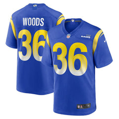 NFL Los Angeles Rams Charles Woods Game Jersey