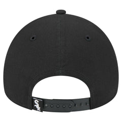 Chicago White Sox 9FORTY A-Frame Adjustable Hat - Black | New Era