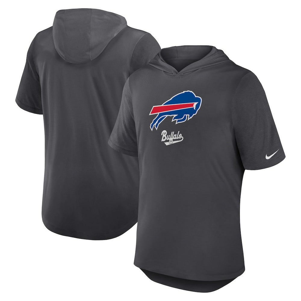 NFL Buffalo Bills Tri-Blend Performance Hoodie T-Shirt