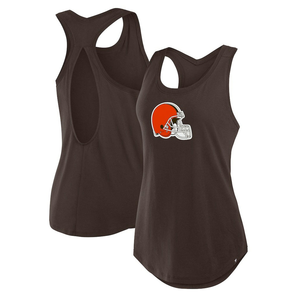 NFL Cleveland Browns Women's Iron Fan Tank Top