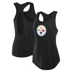 NFL Pittsburgh Steelers Women's Iron Fan Tank Top