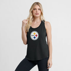 NFL Pittsburgh Steelers Women's Iron Fan Tank Top