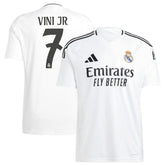 Vini Jr. Real Madrid 2024/25 Home Replica Player Jersey / Soccer Outlet