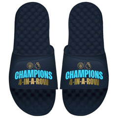 Manchester City ISlide Unisex Four-Time Consecutive Premier League Champions Slide Sandals / Soccer For sale