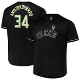 Giannis Antetokounmpo Milwaukee Bucks Profile Big & Tall Name & Number Button-Up Jersey - Black online