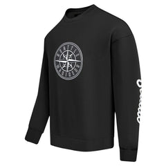 Seattle Mariners Pro Standard Paint The City Dropped Shoulder Pullover Sweatshirt - Black