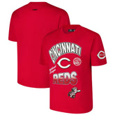 Cincinnati Reds Pro Standard Turn It Up Dropped Shoulder T-Shirt - Red