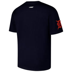 Detroit Tigers Pro Standard Turn It Up Dropped Shoulder T-Shirt - Navy