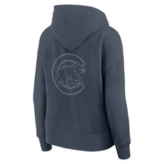 Chicago Cubs Women's Elements Future Ground Subtle Tonal Pullover Hoodie - Blue