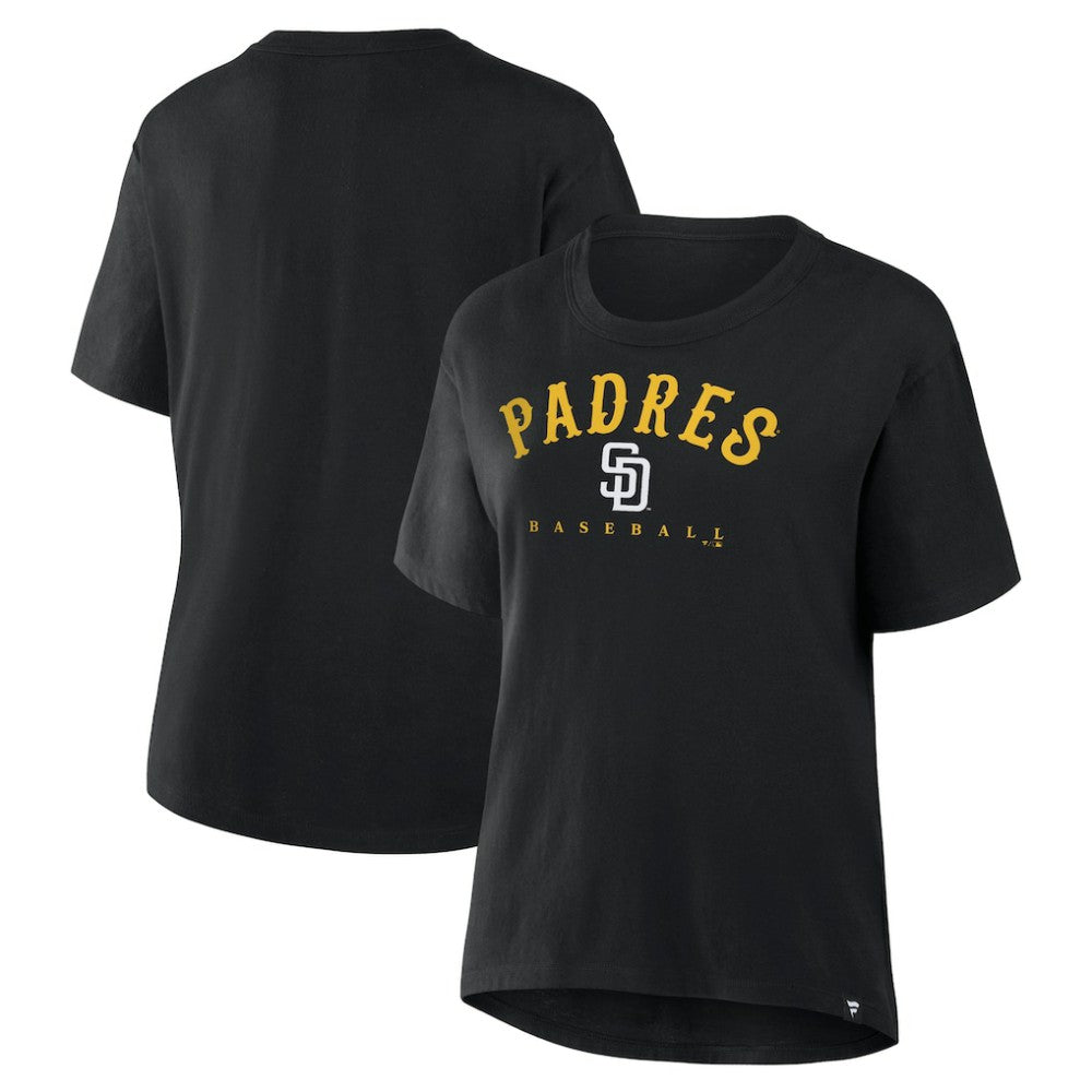 San Diego Padres Women's Home Run Legacy T-Shirt - Black