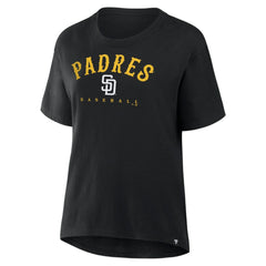 San Diego Padres Women's Home Run Legacy T-Shirt - Black