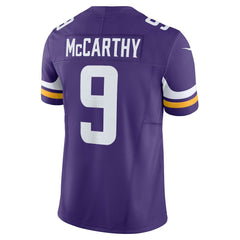 NFL Minnesota Vikings J.J. McCarthy Vapor F.U.S.E. Limited Jersey