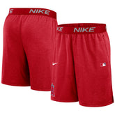 Los Angeles Angels Authentic Collection Performance Knit Shorts - Red | Nike