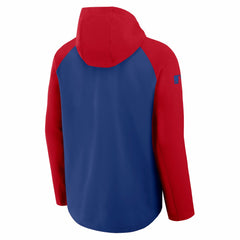 Philadelphia Phillies Authentic Collection Raglan Performance Full-Zip Jacket - Royal/Red | Nike