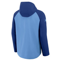 Kansas City Royals Authentic Collection Raglan Performance Full-Zip Jacket - Light Blue/Royal | Nike