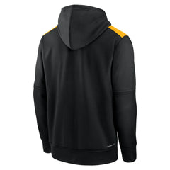 Pittsburgh Pirates Authentic Collection Performance Pullover Hoodie - Black | Nike