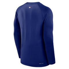 Los Angeles Dodgers Authentic Collection Game Time Raglan Dri-FIT Long Sleeve T-Shirt - Royal | Nike