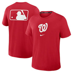 Washington Nationals Authentic Collection Early Work Tri-Blend Dri-FIT T-Shirt - Red | Nike
