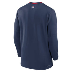 Atlanta Braves Authentic Collection Performance Half-Zip Top - Navy | Nike