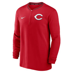 Cincinnati Reds Authentic Collection Performance Half-Zip Top - Red | Nike