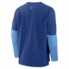Kansas City Royals Authentic Collection Player Dri-FIT Lightweight Pullover - Royal/Light Blue | Nike