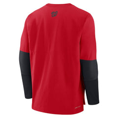 Washington Nationals Authentic Collection Player Dri-FIT Lightweight Pullover - Red/Navy | Nike