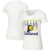 Indiana Pacers Stadium Essentials Women's Sky High T-Shirt - White shop